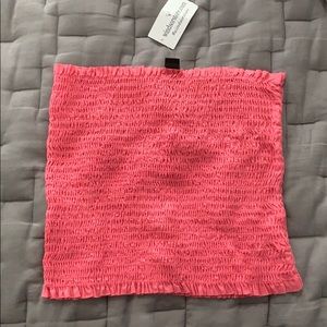 Pink Windsor tube top